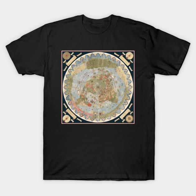 1580s world map T-Shirt by anuvisculture